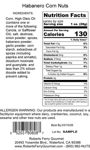 Habanero Corn Nuts