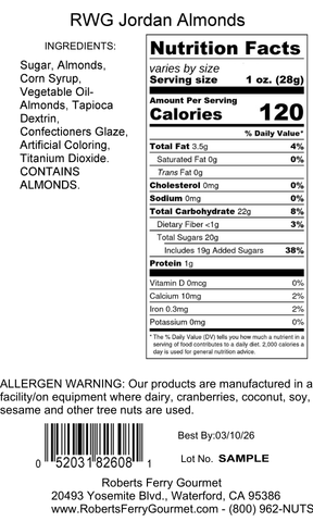 RWG Jordan Almonds