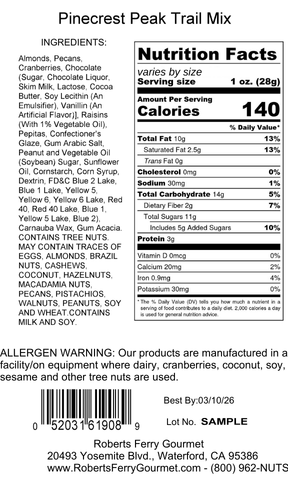 Pinecrest Peak Trail Mix
