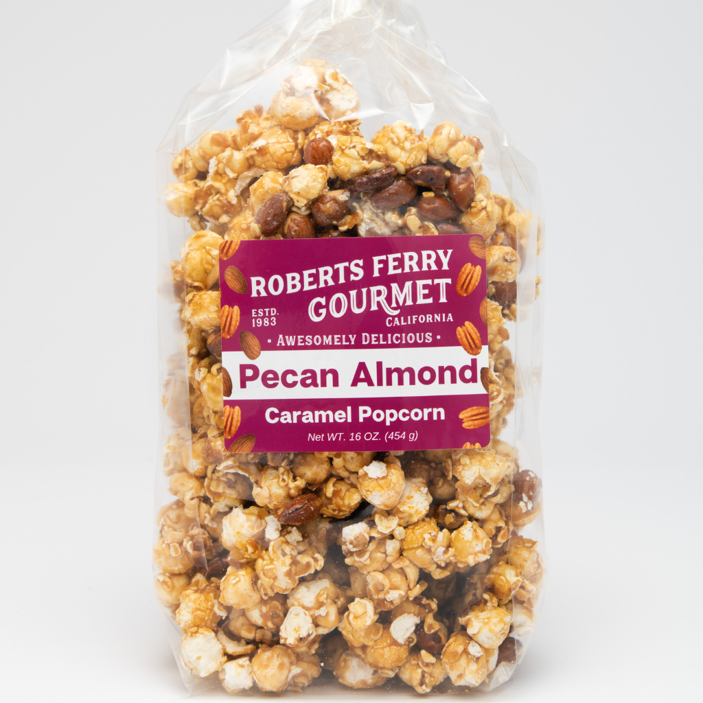 Pecan Almond Caramel Popcorn